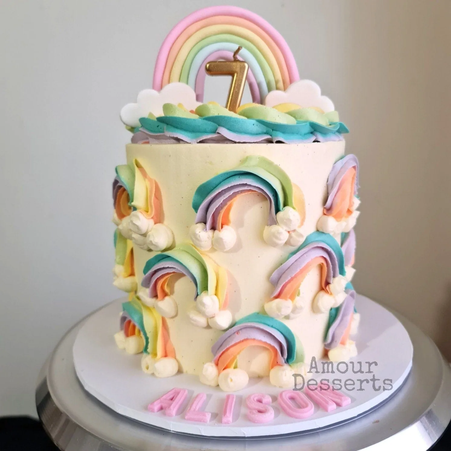 Custom occasion cake made by Amour Desserts in Melbourne